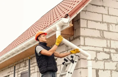 Pose et remplacement de gouttières à Messas